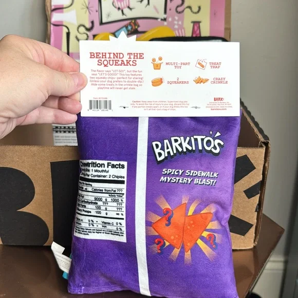 New Bark box toys movie night - Picture 3 of 6